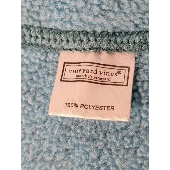 Vineyard Vines Women's Fleece Hoodie Jacket Full Zip Blue Size S - Picture 5 of 11